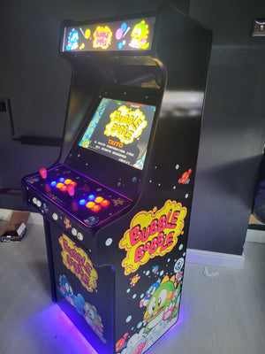 Premium quality build Bubble Bobble style arcade machine.