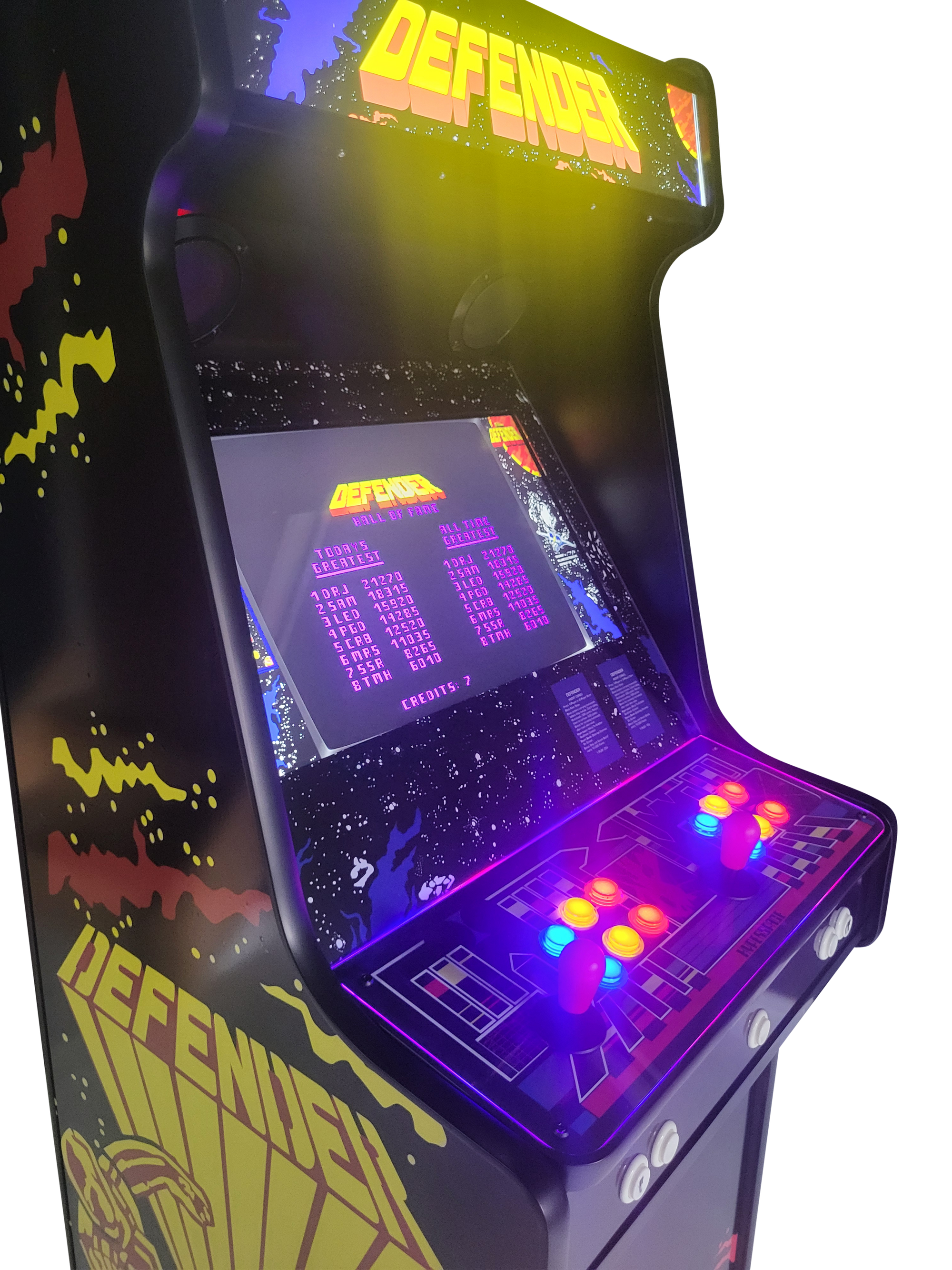 Defender Arcade Machine Controls Defender Arcade Machine for sale - 15,000 games - Defender Arcade Game ...