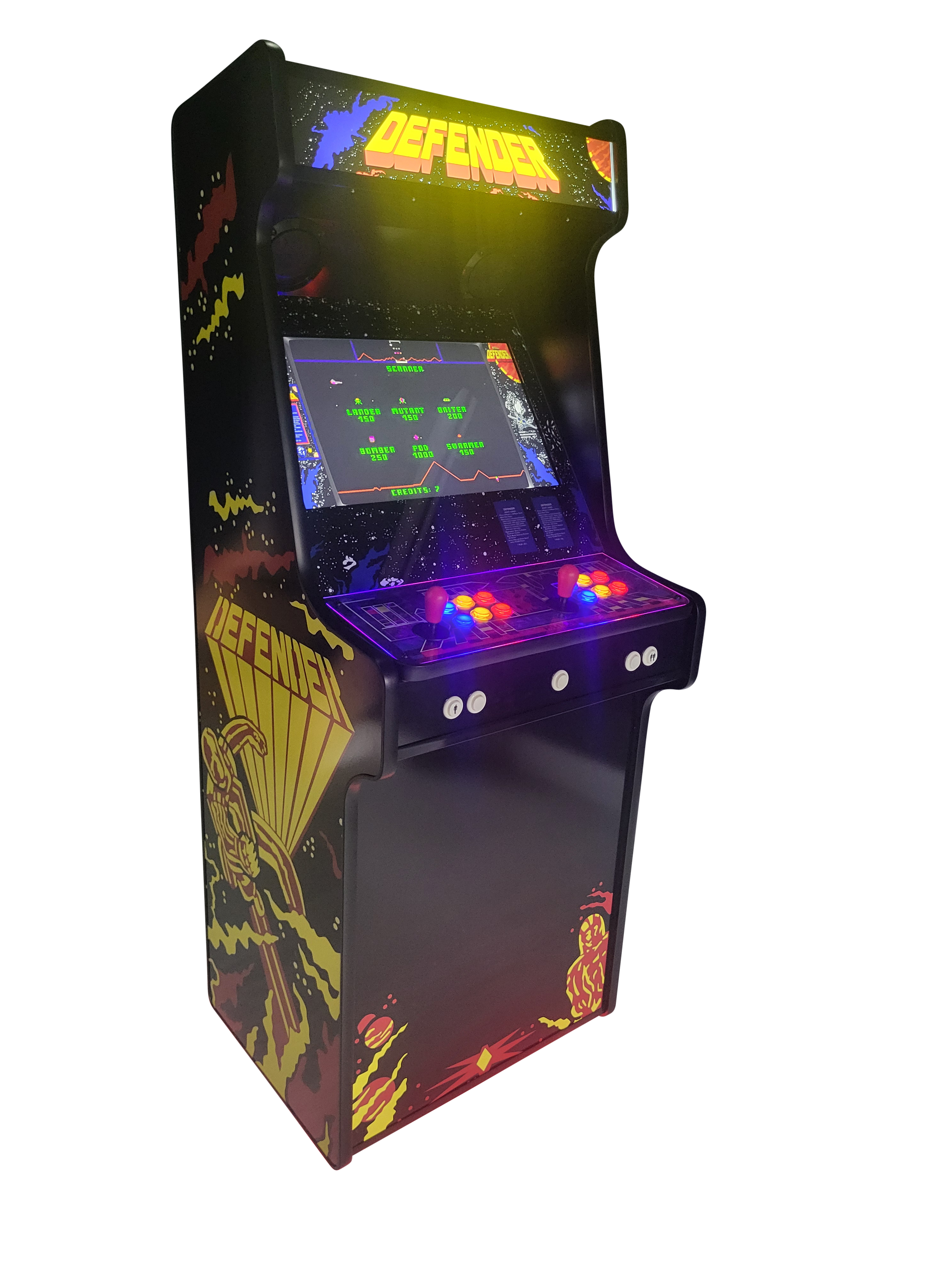 Defender Arcade Machine Controls Defender Arcade Machine for sale - 15,000 games - Defender Arcade Game ...