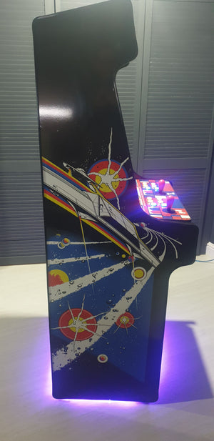 Asteroids video arcade game
