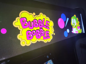Fully loaded Bubble Bobble style arcade machine for sale.