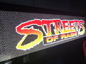 Streets of Rage video arcade machine.