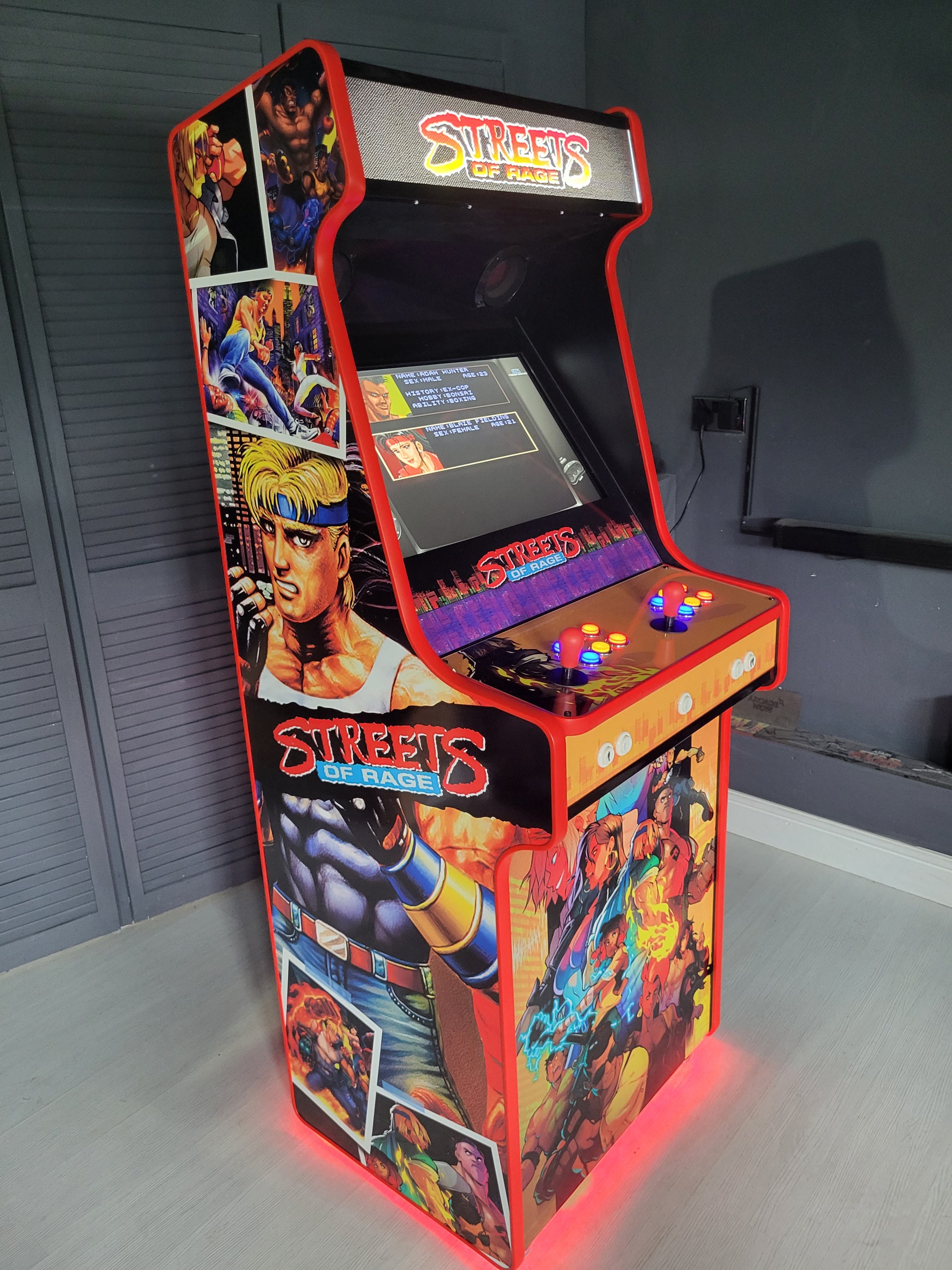 Streets of Rage style arcade machine for sale - 15,000 games - arcadewow