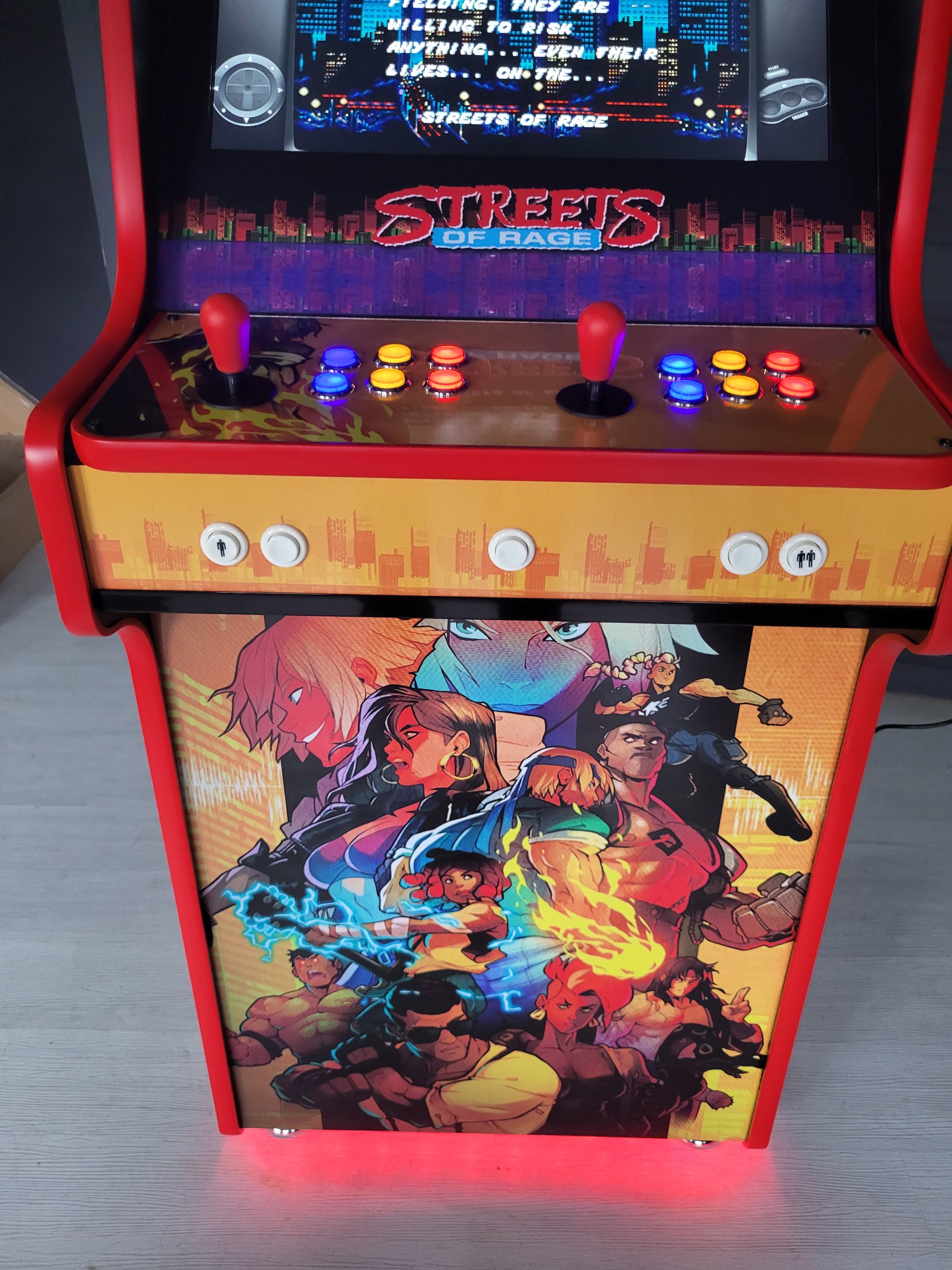 Streets of Rage style arcade machine for sale - 15,000 games - arcadewow